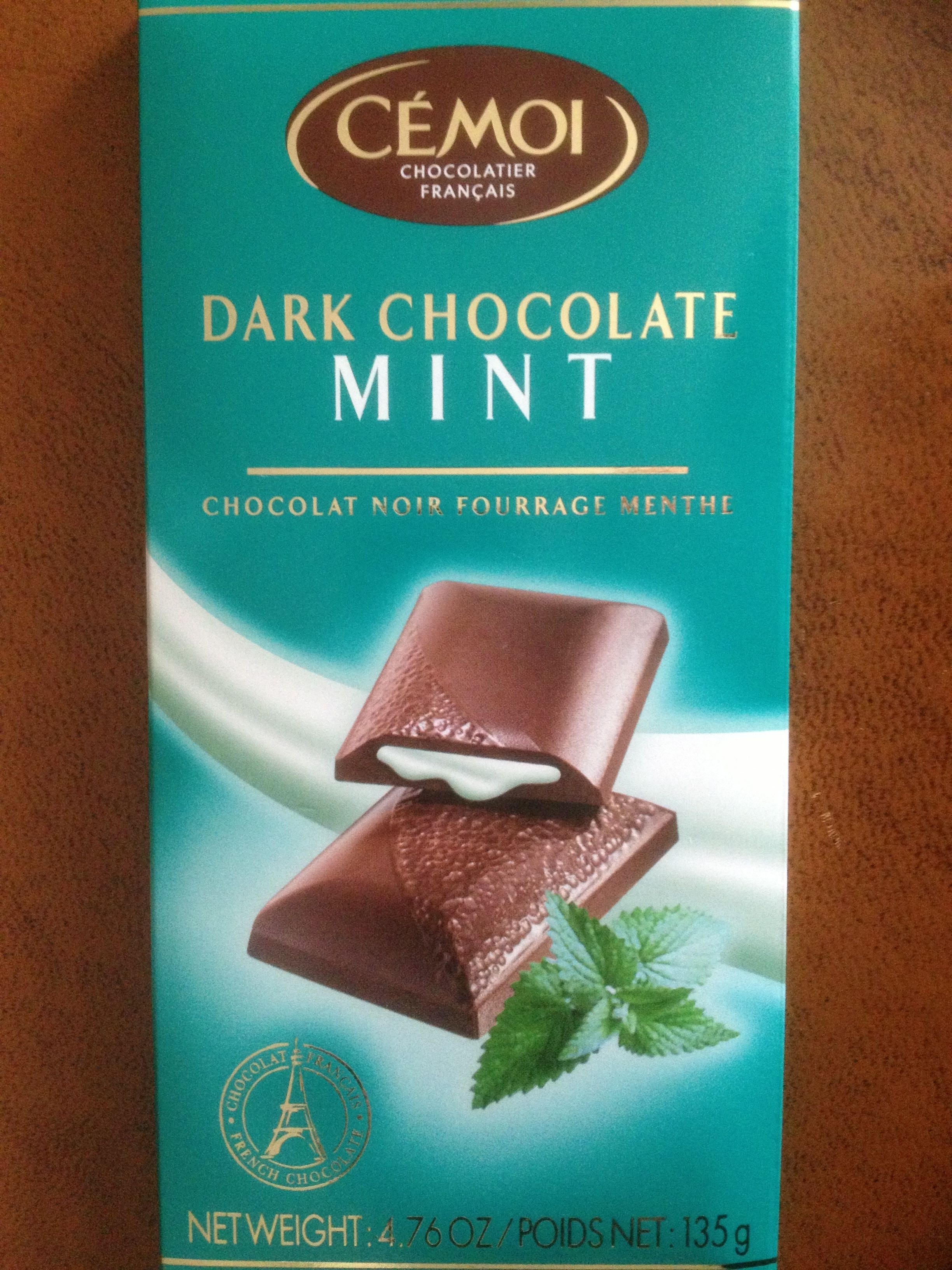 Chocolat noir fourrage menthe - Product - fr