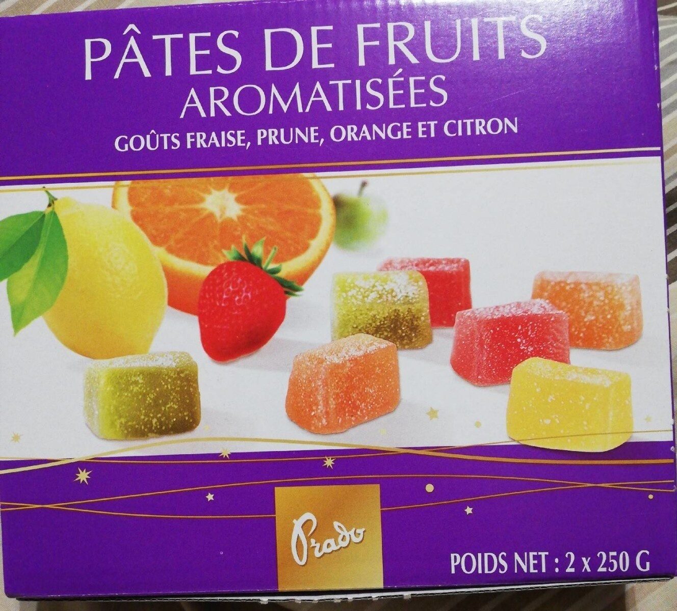 Pâtes de fruit - Produit