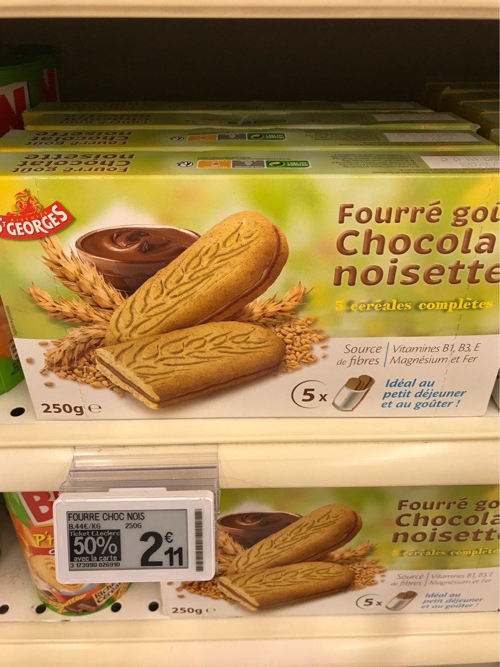 Fourré goût chocolat noisette - Produit