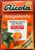 Bonbons orange/menthe ss RICOLA 50g offre economique 50ans - Product