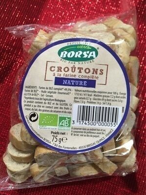 Croutons a la farine complete nature - Produkt - fr