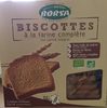 Biscottes farine complete - Product