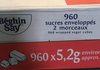 5KG Environ 960 Rations 2 Morceaux Sucre Beghin Say - Product