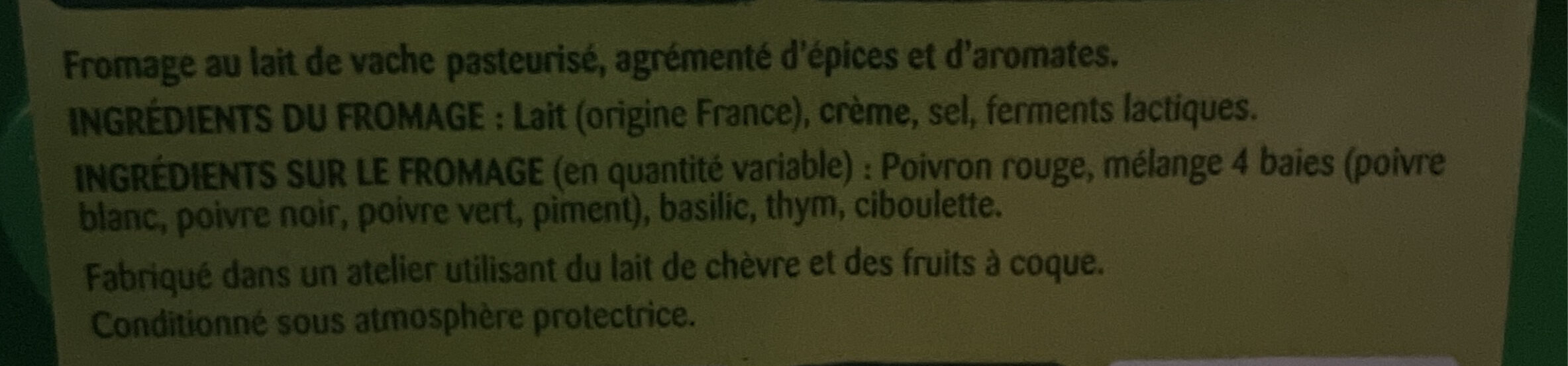 Saveurs de Provence - Ingrédients