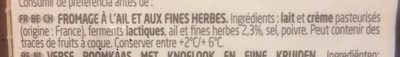 Garlic & Herbs - Ingredients - fr