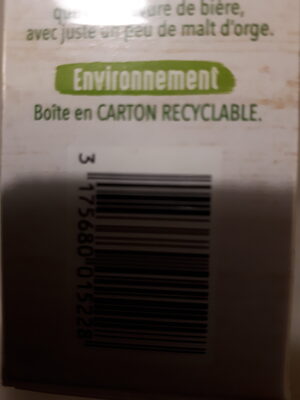 Levure de bière - Recycling instructions and/or packaging information - fr