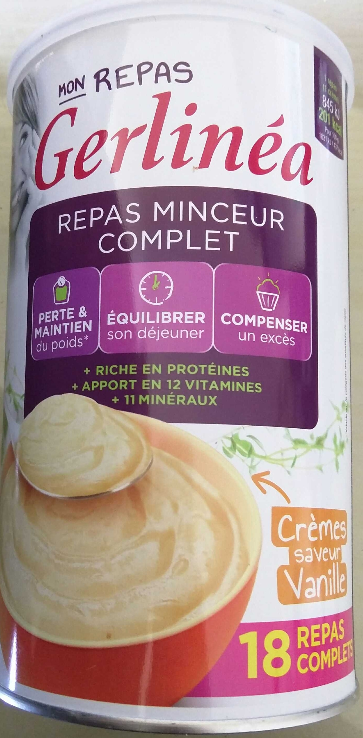 Crème saveur vanille - Gerlinéa - 540 g (18 repas complets)