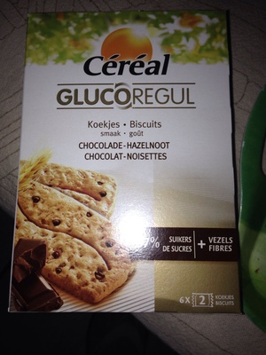 GlucoRegul Biscuits Chocolat-Noisettes - Produit