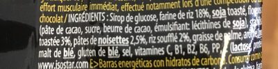 Cereal Max Energy Noisette Chocolat - Ingrediënten - fr