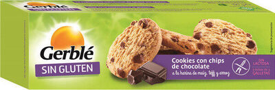 Cookies con chips de chocolate sin gluten - Produit - es