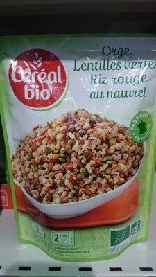 Orge, lentilles vertes, riz rouge au naturel - Producto - fr