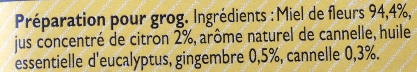 Grog - Ingredients - fr