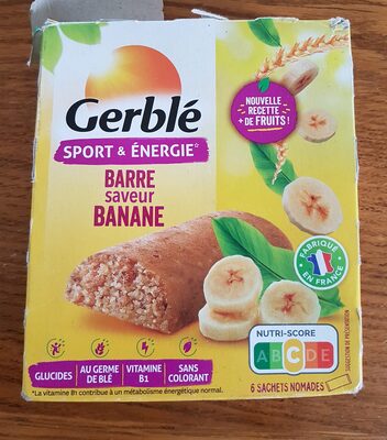 Barres banane Gerblé Sport - Produit