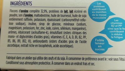 Milical LCD Porridge Aux Flocons D'avoine 4 Sachets Repas - Ingrédients