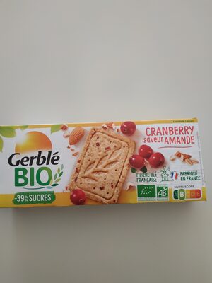 Gerblé bio cranberry saveur amande - Product - fr
