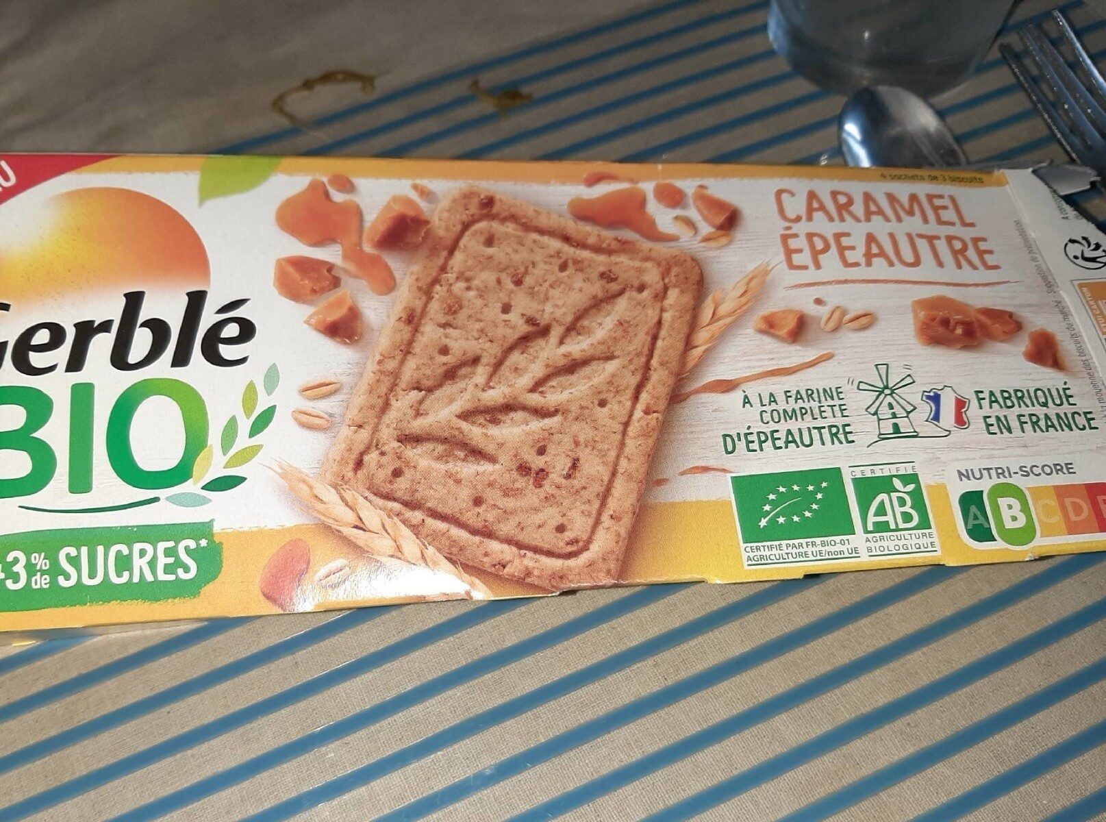 Biscuit Caramel épeautre - Product - fr