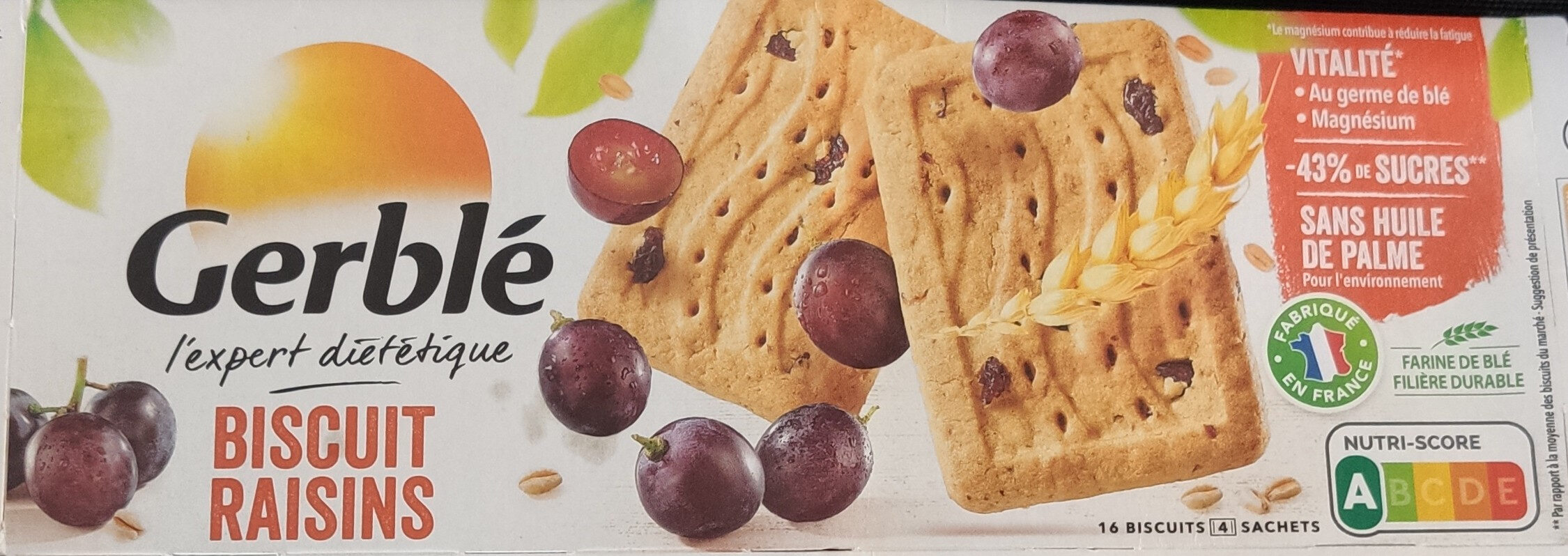 Biscuit raisins - Producto - fr