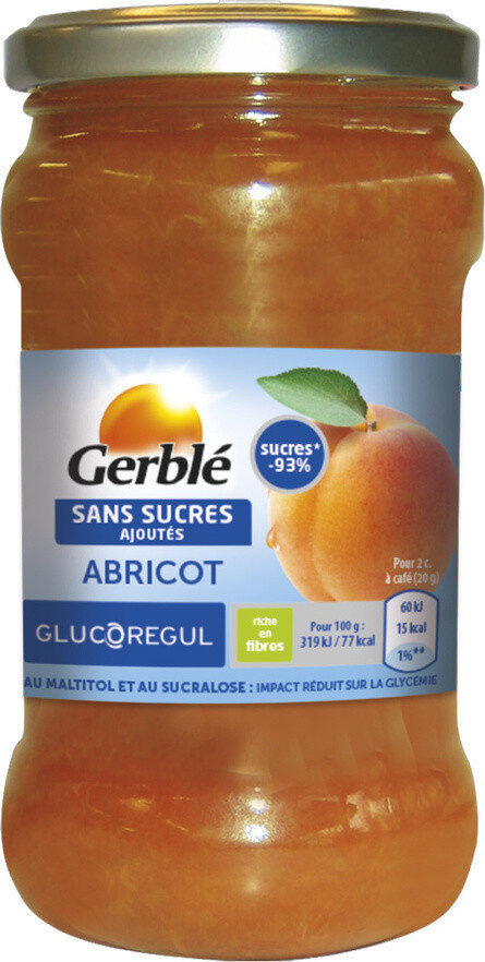 Gerblé - No Sugar Added Apricot Jam, 320g (11.3oz) - Produit