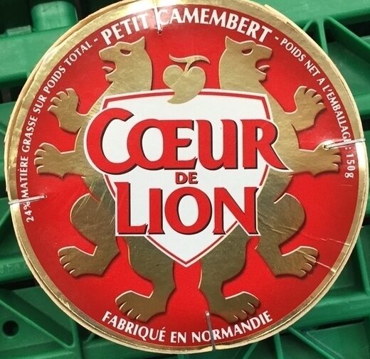 CŒUR DE LION PETIT CAMEMBERT FABRIQUÉ EN NORMANDIE - Produit
