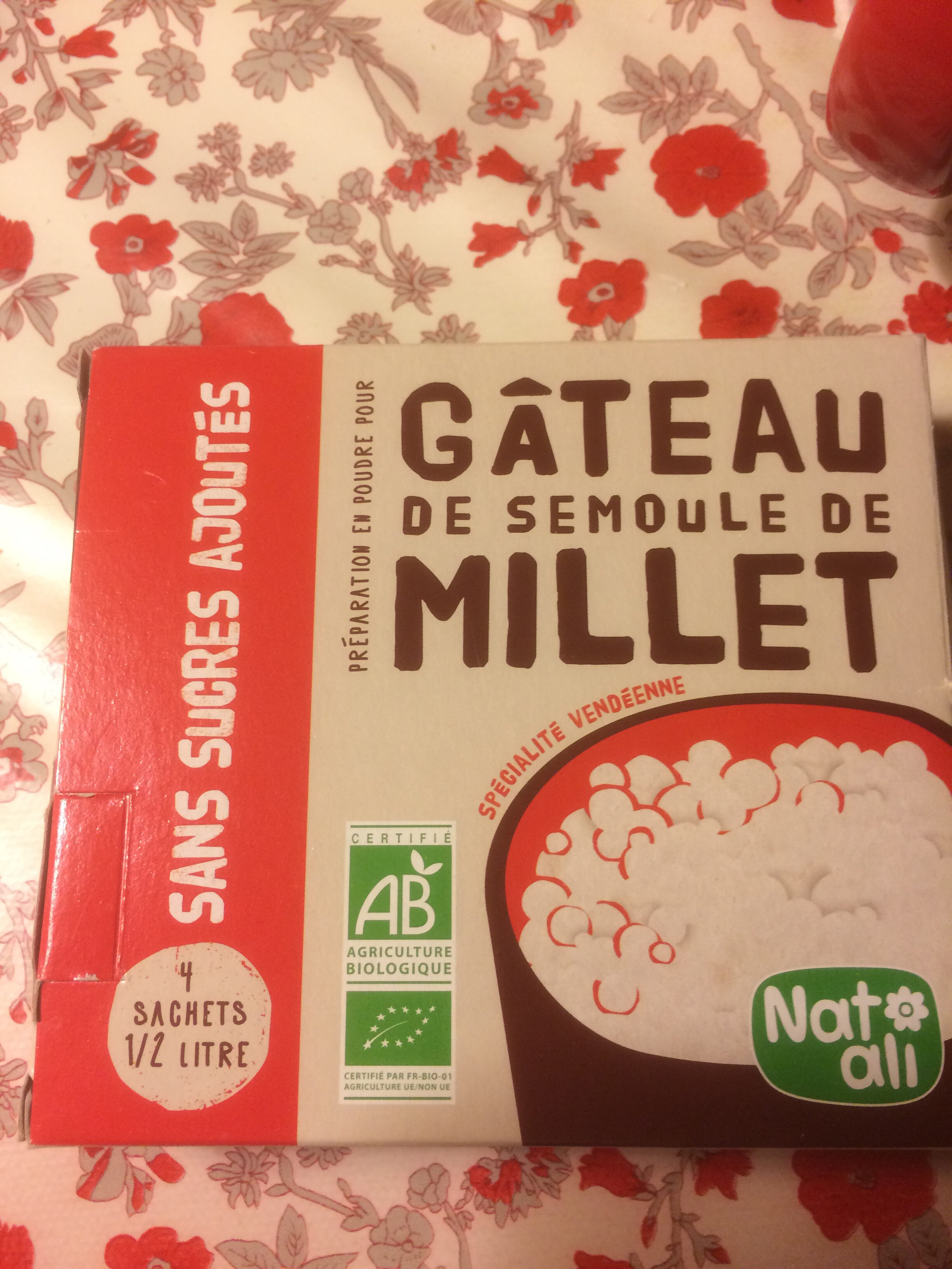 Gâteau de semoule de Millet - Product - fr