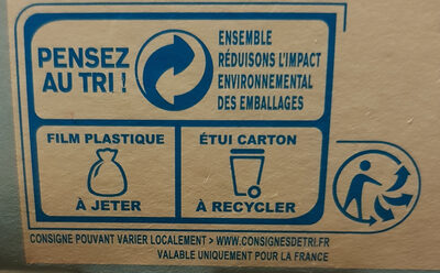 18 Matsot au vin - Instruction de recyclage et/ou informations d'emballage