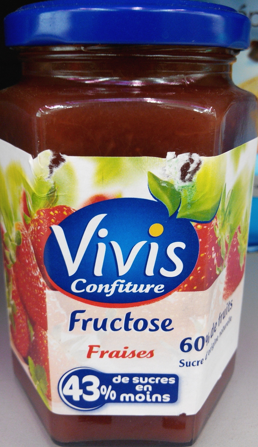 Confiture fructose fraise - Product - fr