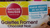 Galettes froment Chocolat noir - Produit