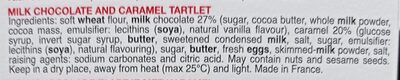 Тарталети с шоколад и карамел - Ingredients