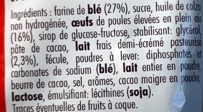 Madeleines - Pépites Chocolat 🍫 - Ingrediënten - fr