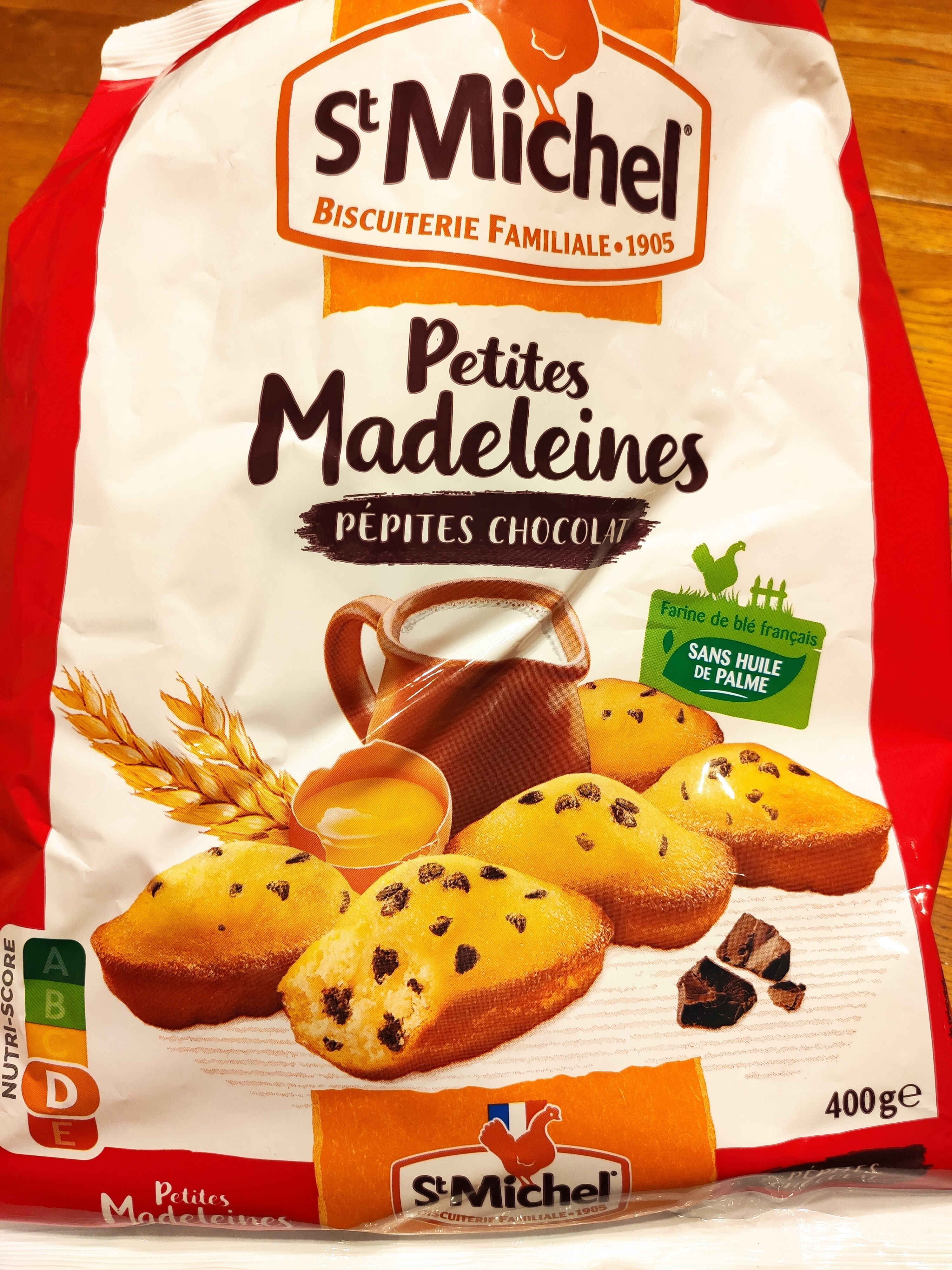 Petites Madeleine pépites chocolat - Produit