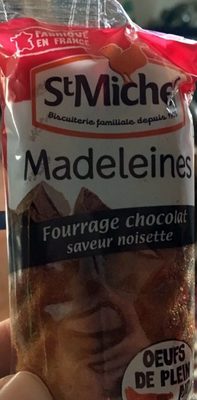 Madeleines fourrage chocolat - Produit