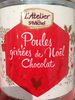 Poules Givrées de Noël Chocolat - Produit