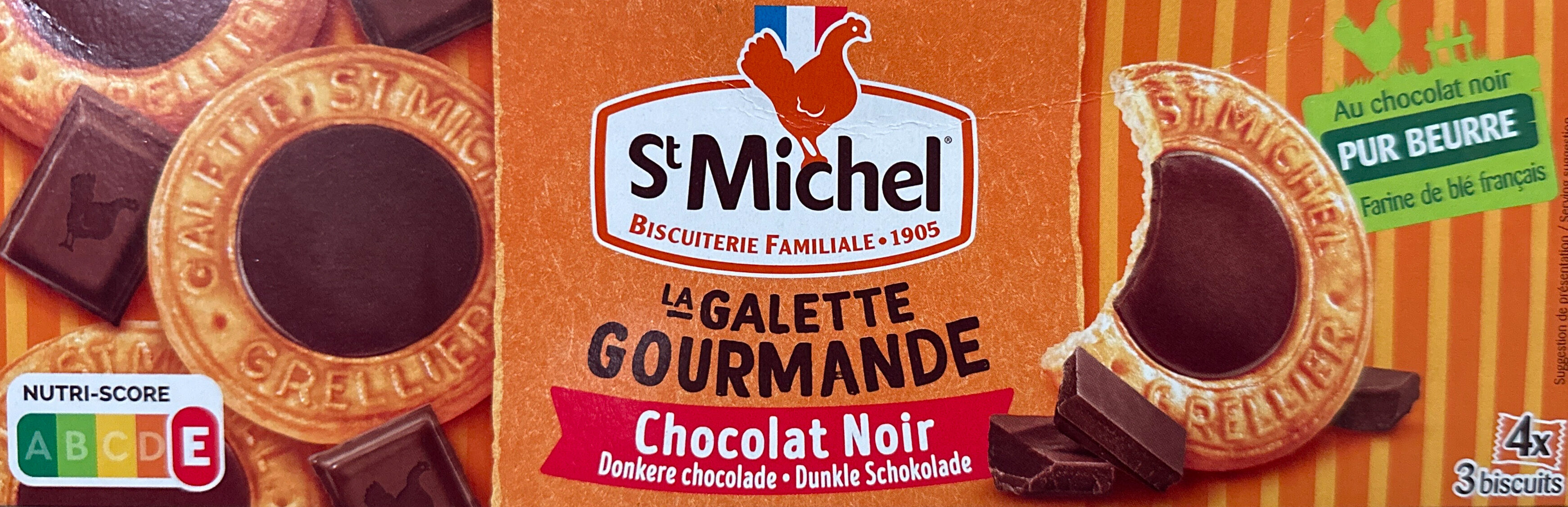 La Galette gourmande chocolat noir - Produit