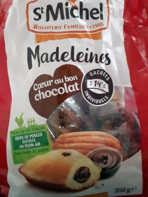 Madeleines cœur au bon chocolat - Product - fr