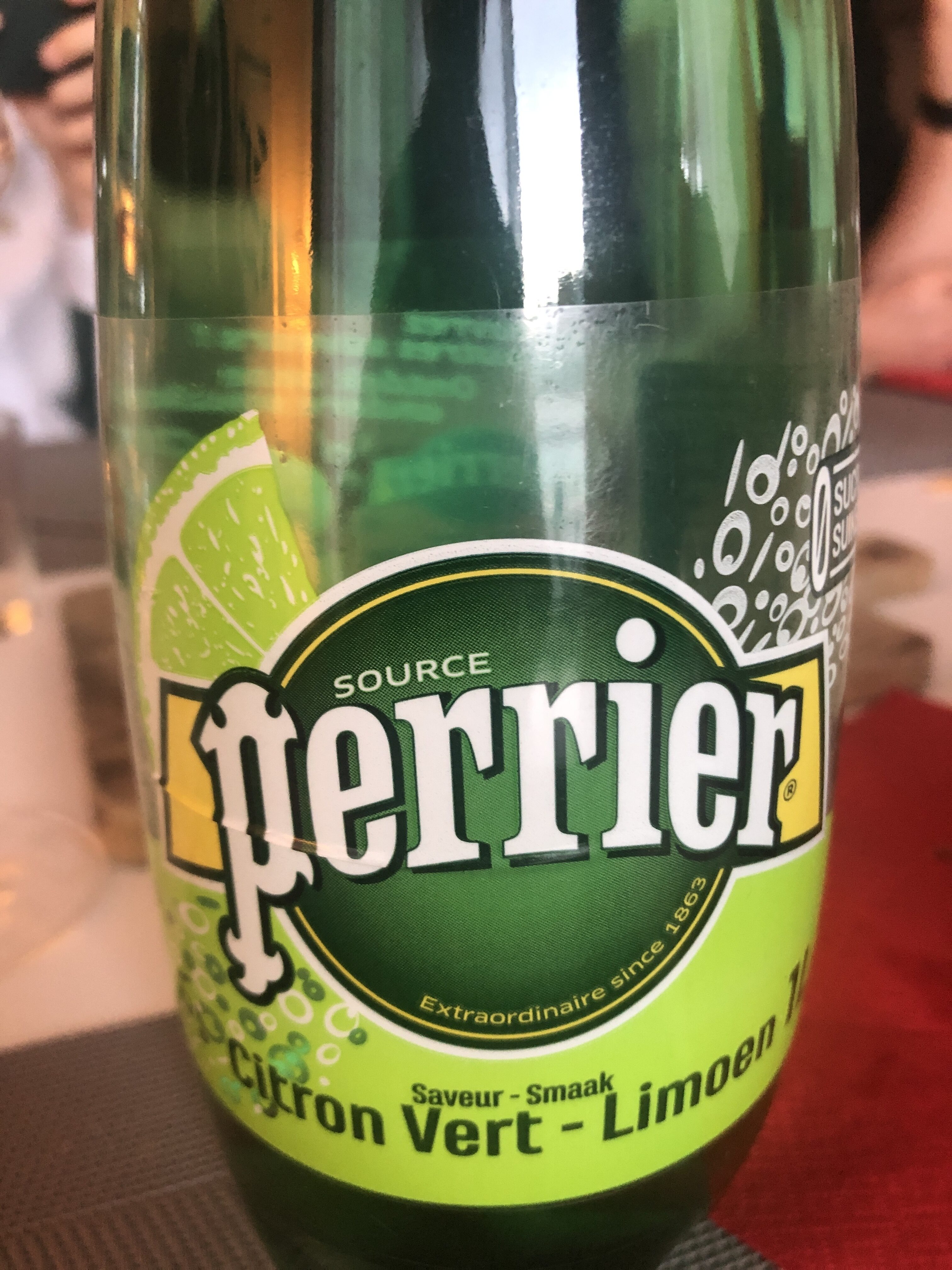 Perrier citron vert - Produit