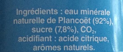 Limonade PLANCOET, bouteille de 1,5 litre - Ingredients - fr