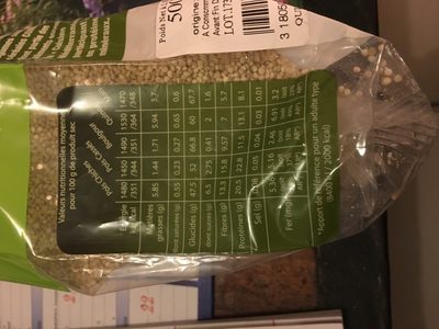 Quinoa - Ingrédients