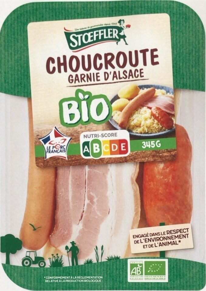 Choucroute garnie d’Alsace Bio VPF 345g - Product - fr