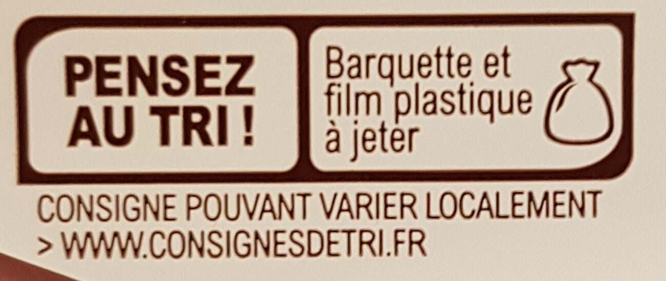 Mon moment choucroute aux 4 charcuteries - Recycling instructions and/or packaging information - fr