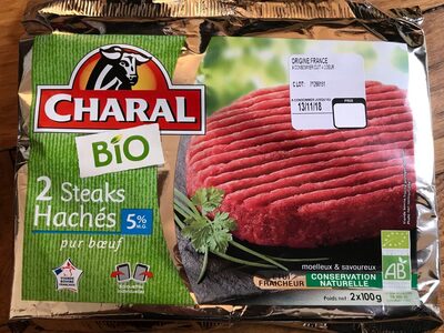 2 Steaks Hachés 5% M.G Bio - Product