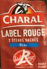 Charal label rouge 2 steaks hachés 5% MG - Product