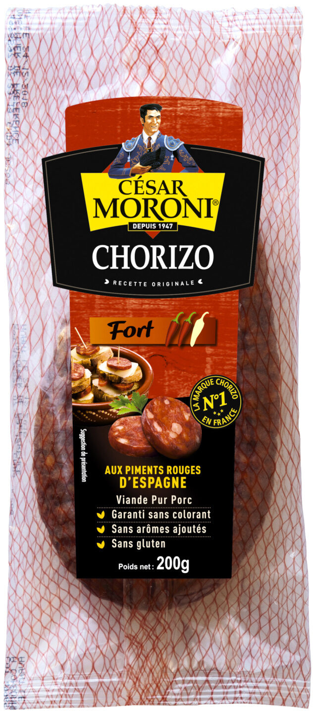 Chorizo Fort Pur Porc - Product - fr