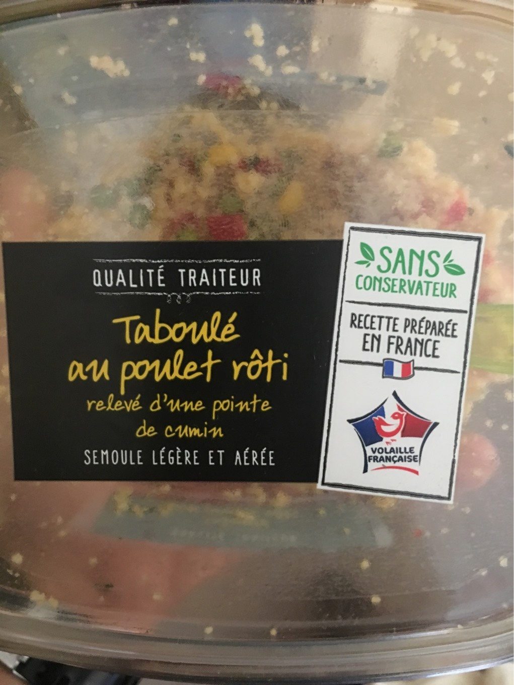 Taboulé au poulet roti - Product - fr