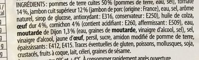 Salade piémontaise au jambon (+20% gratuit) - Ingrédients
