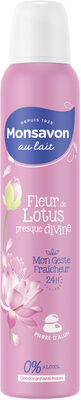 Monsavon Déodorant Femme Spray Fleur de Lotus Presque Divine 200ml - Produit