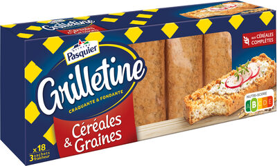 Grilletine Céréales et Graines x18 - Produit
