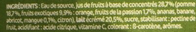 Danao pomme fruits exotiques - Ingredients - fr