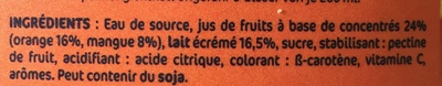 Orange Mangue - Ingredienti - fr