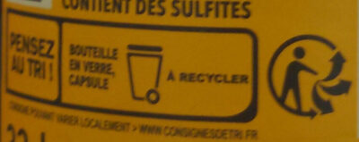 Cidre Bio - Instruction de recyclage et/ou informations d'emballage