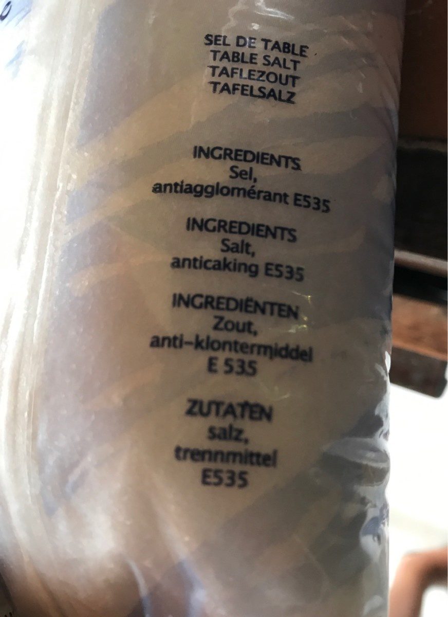 Sel - Ingredients - fr